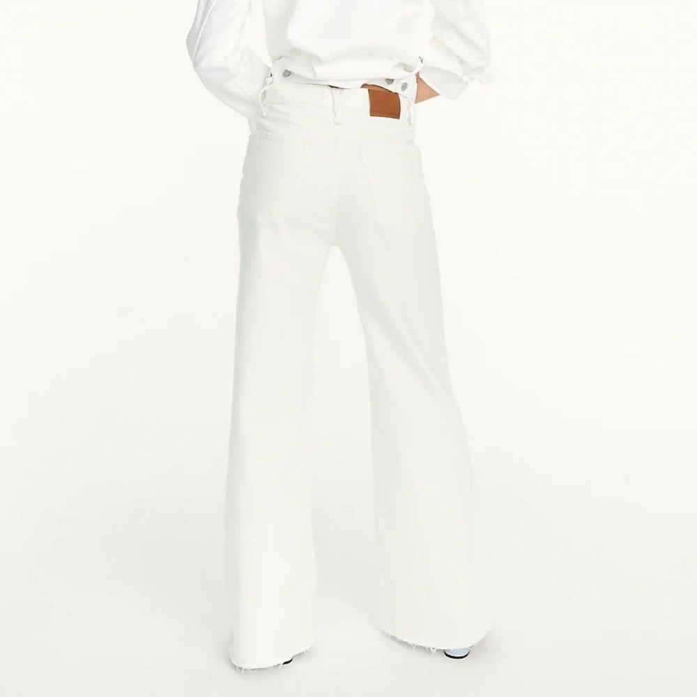 J.Crew Point Sur premium stretch desert jean in white BH233 - Picture 4 of 13